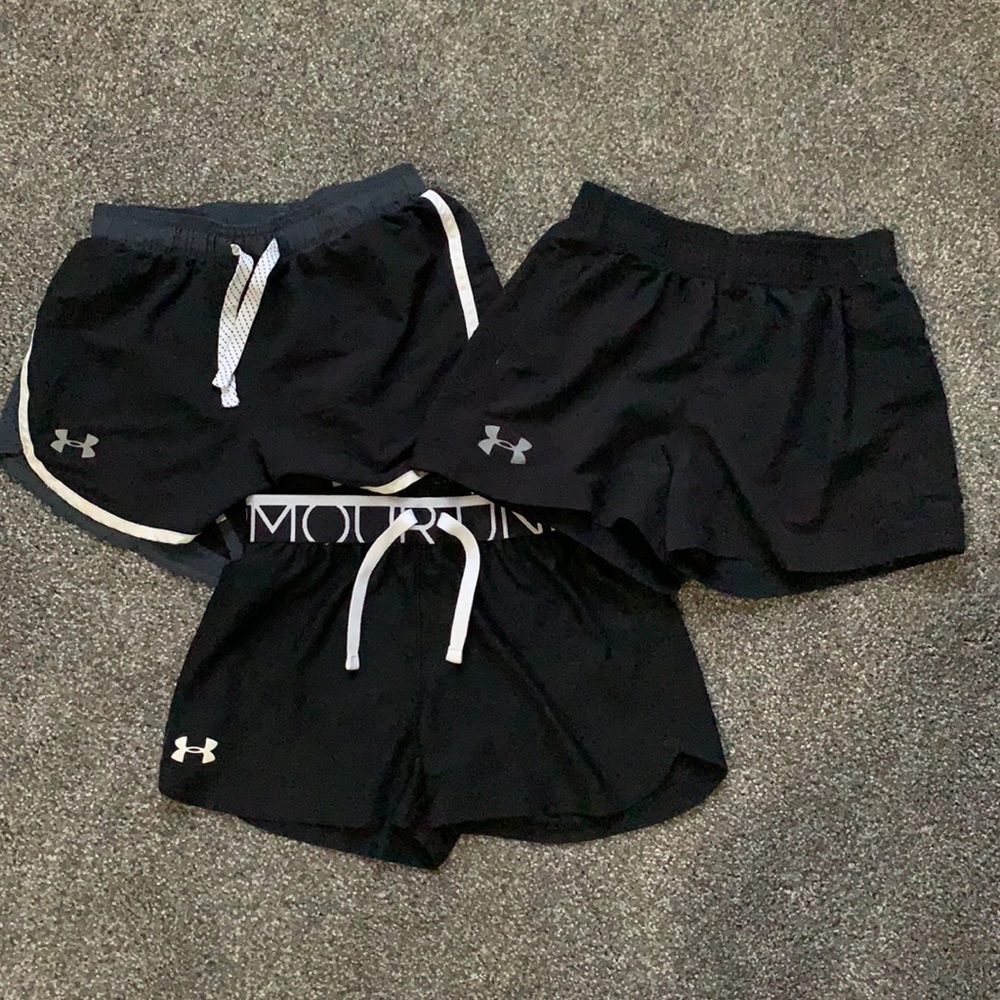 Girls Under Armour Shorts Three Pack